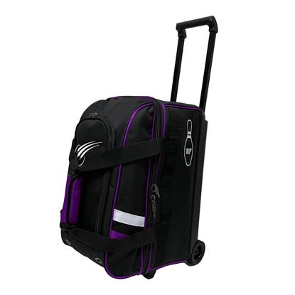Picture of Eagle 2-Ball Rolling Bag - Black/Purple